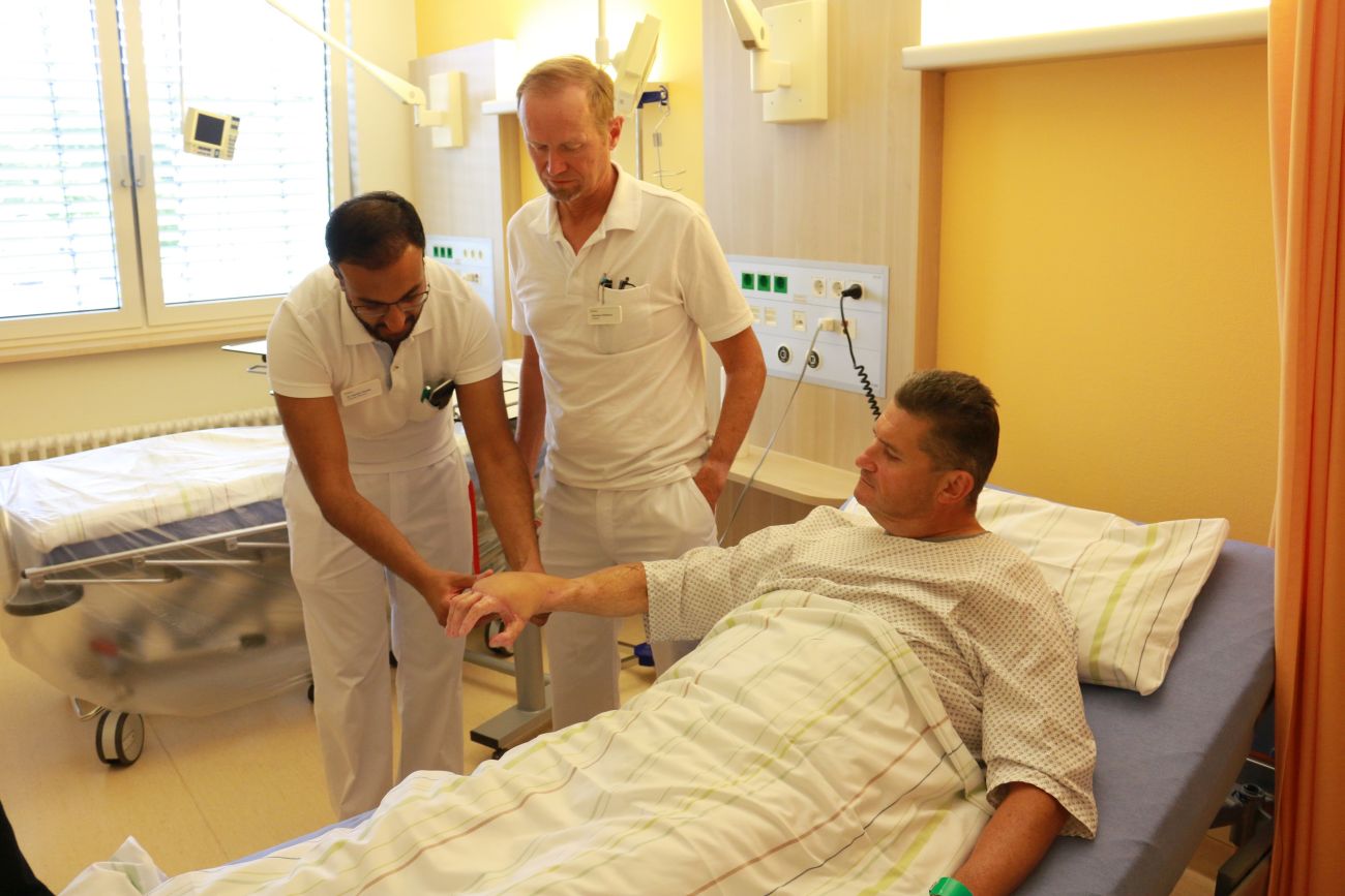 Helios Hildesheim: Saved from amputation after contusion